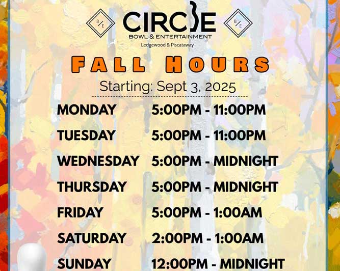 Bowling Hours in Piscataway